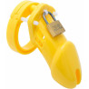 FUKR Cage de chasteté Silicone Bran 9 x 3cm Jaune